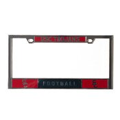 USC Trojans Chrome SC Interlock Football License Plate Frame